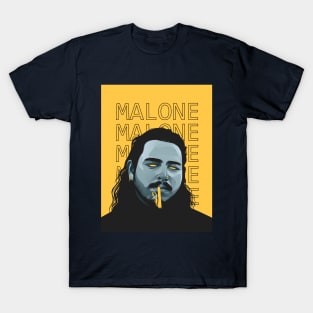 Post Malone Yellow Portrait T-Shirt